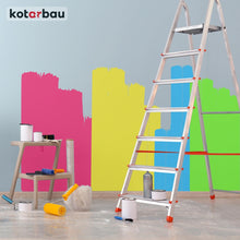 Carica l'immagine nel visualizzatore di Gallery, KOTARBAU® Set di 6 Telo Copritutto Per Imbianchino - Polietilene - 4 x 5 m - Trasparente - Telo Plastica Trasparente Spe