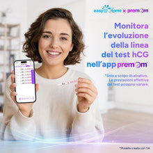 Carica l'immagine nel visualizzatore di Gallery, Easy@Home 40 Test Ovulazione + 10 Test Gravidanza, Altamente Preciso e Affidabile –Alimentata da gratuita Italiana APP P