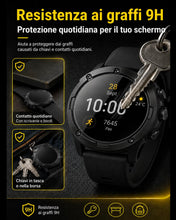 Carica l'immagine nel visualizzatore di Gallery, LUSEE 3 Pezzi Pellicola Vetro Temperato per Orologio Intelligente Rotondo, Diametro 30 mm (1,18 Pollice), 9H Durezza 2.5