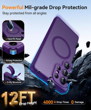 Carica l'immagine nel visualizzatore di Gallery, CANSHN Magnetica Cover per Samsung Galaxy S23 Ultra (6.8 Pollici), [Protezione Completa Della Fotocamera] Custodia Trasl