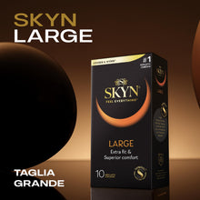 Carica l'immagine nel visualizzatore di Gallery, Skyn Large Preservativi Senza Lattice in Poliisoprene - Taglia Large - 40 Profilattici