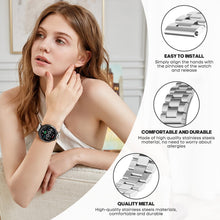 Carica l'immagine nel visualizzatore di Gallery, Cinturino Compatibile con Amazfit Active 2/Active/Active 3 Premium/GTS/GTS 2/Garmin Vivoactive 5, 20mm Ajustable Metallo
