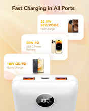 Carica l'immagine nel visualizzatore di Gallery, VEGER Power Bank 20000mAh, 22,5W Caricatore Ricarica Rapida PD3.0 QC4.0