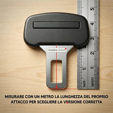Carica l'immagine nel visualizzatore di Gallery, Blocca Clip anti-bip Avviso Suono Cinture di Sicurezza Cintura Auto UltraSlim Silenzia Bip Cintura Sicurezza Auto – Comp