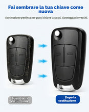 Carica l'immagine nel visualizzatore di Gallery, Guscio per chiave auto per Opel, Corsa, Astra Zafira, Meriva, Antara, Tigra, Signum Combo, 2 tasti, custodia di ricambio