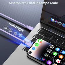 Carica l'immagine nel visualizzatore di Gallery, Cavo di Ricarica per iPhone 15, Cavo Ricarica Rapida USB C a USB C 60W per Phone 15, iPad Pro 2022, MacBook Pro, Samsung