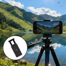 Carica l'immagine nel visualizzatore di Gallery, Supporto Telefono per Treppiede, Adattatore Universale con Filetto da 1/4 di Pollice, Morsetto Regolabile, Compatibile c