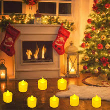 Carica l'immagine nel visualizzatore di Gallery, Diompirux 24 Candele LED, luci a LED realistiche e luminose, funzionamento a batteria, Candele Flickering Flameless, con