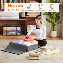 Carica l'immagine nel visualizzatore di Gallery, Lifewit Contenitori Sottoletto, Scatole Vestiti con Finestra Frontale Trasparente, Organizer per Armadi e Contenitori pe