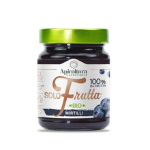 Carica l'immagine nel visualizzatore di Gallery, Apicoltura Casentinese, Solofrutta Bio Mirtilli, Composta 100% Frutta Biologica, Vasetto, 295g