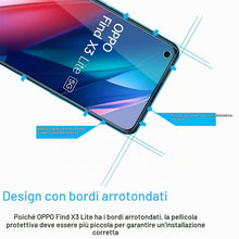 Carica l'immagine nel visualizzatore di Gallery, NEW'C Pellicola Vetro per Oppo Find X3 Lite, in Vetro Temperato Antigraffio