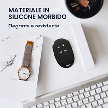 Carica l'immagine nel visualizzatore di Gallery, kwmobile Custodia Coprichiave Compatibile con Fiat 500E Chiave auto a 4 pulsanti Cover - Copritelecomando Chiave Auto - 