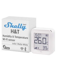 Carica l'immagine nel visualizzatore di Gallery, Shelly H&amp;T Gen3, sensore di temperatura e umidità Wi-Fi e Bluetooth