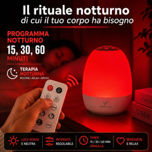 Carica l'immagine nel visualizzatore di Gallery, Luce Rossa Notturna Neonato 670 nm con Telecomando, Timer, USB-C
