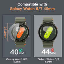 Carica l'immagine nel visualizzatore di Gallery, JETech Pellicola Protettiva per Samsung Galaxy Watch 7/6 40mm, 3 Pezzi