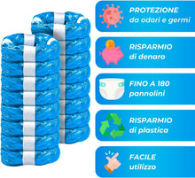 Carica l'immagine nel visualizzatore di Gallery, 16 Ricariche Mangiapannolini 4,5 Metri Profumate Anti-Odore