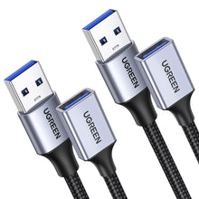 Carica l'immagine nel visualizzatore di Gallery, UGREEN Cavo Prolunga USB 3.0 Nylon Cable Maschio A Femmina 5Gbps (1M)