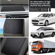 Carica l'immagine nel visualizzatore di Gallery, 2 pezzi Tappetino Antiscivolo Auto in PU con Design a Griglia, Universale per Cruscotto, Ideale per Auto e Come Regalo, 