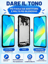 Carica l'immagine nel visualizzatore di Gallery, It'Go Full Incell - Schermo LCD di ricambio per Samsung A16 4G A165, con strumenti, nero, con telaio, di alta qualità