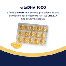Carica l'immagine nel visualizzatore di Gallery, VitaDHA 1000 Omega 3 IFOS 5 Stelle (60 Capsule) - Omega3 per Adulti e Bambini - 500mg di DHA ad Alta Biodisponibilità
