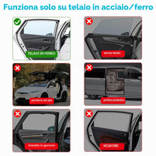 Carica l'immagine nel visualizzatore di Gallery, DIZA100 Tendine Parasole Auto Bambini, 2 Pezzi, Tenda Magnetica per Auto a Doppio Strato, Parabrezza Finestrino Laterale