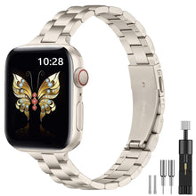 Carica l'immagine nel visualizzatore di Gallery, Bracciale Sottile in Metallo da Donna Compatibile con Apple Watch Cinturino 38mm 40mm 41mm 42mm 44mm 45mm 46mm 49mm Brac