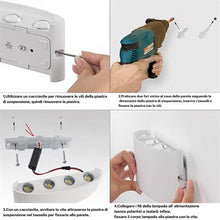 Carica l'immagine nel visualizzatore di Gallery, Voltix Applique da Parete LED per Interni ed Esterni, 8W Luce Fredda 6000K, Lampada da Muro Impermeabile, Design Moderno