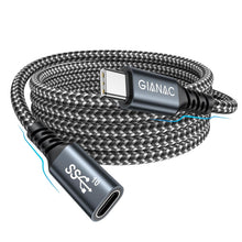 Carica l'immagine nel visualizzatore di Gallery, Cavo di Prolunga USB C [100W/2M] Cavo Type C Maschio a Femmina 10Gbps