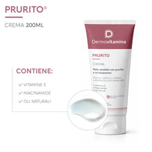 Carica l'immagine nel visualizzatore di Gallery, Dermovitamina - Prurito Crema 200ml - Prurito Localizzato, Pelle Secca