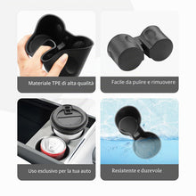 Carica l'immagine nel visualizzatore di Gallery, CDEFG Compatibile con Tesla Model 3 2025 Highland Console Centrale Portabicchieri, Silicone Supporto per Tazza Organizer