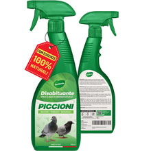 Carica l'immagine nel visualizzatore di Gallery, Gardemia Disabituante Anti Piccioni 750ml Spray Sgradito Azione Naturale Barriera Vegetale Che Disabitua da Balcone Casa