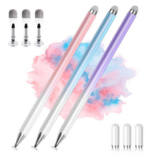 Carica l'immagine nel visualizzatore di Gallery, Penna per Tablet, Pennino Touch 2 in 1 per iPhone/Samsung/Lenovo/Android, Compatibile con iPad Pro/Mini/Air/Smartphone, 