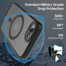 Carica l'immagine nel visualizzatore di Gallery, Amzpas Cover Magnetic per iPhone 16e/17e, Custodia Protettiva Completa con Magsafe,Traslucida Opaca Posteriore Sottile A