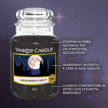 Carica l'immagine nel visualizzatore di Gallery, Yankee Candle Candela profumata in giara grande | Notte di Mezza Estate | Durata Fino a 150 Ore | Regali per donne