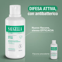 Carica l'immagine nel visualizzatore di Gallery, Saugella Active Detergente Intimo Antibatterico, 500 ml