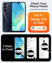 Carica l'immagine nel visualizzatore di Gallery, CANSHN Magnetica Cover per Samsung Galaxy A16 (6.7 Pollici), [Protezione Completa Della Fotocamera] Custodia Traslucida 