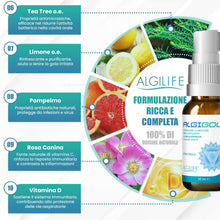 Carica l'immagine nel visualizzatore di Gallery, Spray Gola Antinfiammatorio Forte Per Adulti e Bambini 30 ml. Spray mal di Gola Forte con Lisozima, Vitamina D, Tea Tree