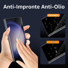 Carica l'immagine nel visualizzatore di Gallery, per Samsung Galaxy S23 Ultra 3D Pellicola Vetro Temperato