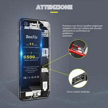 Carica l'immagine nel visualizzatore di Gallery, Batteria 6500mAh per iPhone 11: compatibile con A2111 A2221 A2223