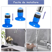 Carica l'immagine nel visualizzatore di Gallery, 6 Pezzi Aeratore Rubinetto M18.5, Filtri Rubinetto con 2 Chiave Aeratore Rubinetto, Rompigetto Rubinetto Cucina Plastica
