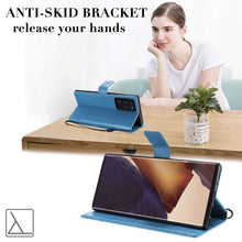 Carica l'immagine nel visualizzatore di Gallery, GOKEN Cover per Oppo A16 / Oppo A54s / Oppo A16s, Custodia Flip TPU/PU Portafoglio Pelle con Stand/Carte Slot, Chiusura 