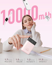 Carica l'immagine nel visualizzatore di Gallery, VEGER 10000mAh Powerbank con Cavi Integrati 22.5W Ricarica Rapida Portatile