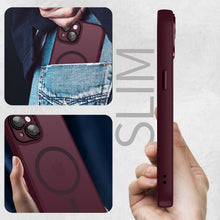 Carica l'immagine nel visualizzatore di Gallery, Cover per iPhone 13 Compatibile con MagSafe Prugna