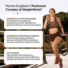 Carica l'immagine nel visualizzatore di Gallery, Miscela Funghi Bio con Zenzero, 8 Funghi, 180 Capsule Vegane, 3 Mesi