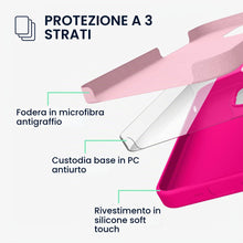 Carica l'immagine nel visualizzatore di Gallery, kwmobile Cover per Apple iPhone 14 Custodia - Back Case per Caricatore Wireless - Antiurto e Flessibile in Silicone TPU 