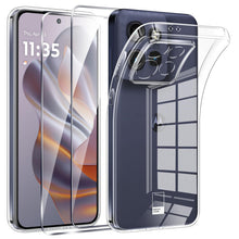 Carica l'immagine nel visualizzatore di Gallery, Phoona Cover per Motorola Moto Edge 60 Neo 5G / Edge 50 Neo 5G Custodia con 2 Pezzi Pellicola Vetro Temperato,Ultra Sott