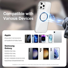Carica l'immagine nel visualizzatore di Gallery, Adesivo universale ad anello in metallo per magnete ad anello MagSafe, compatibile con caricabatterie wireless MagSafe p