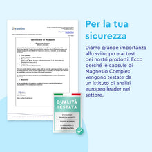 Carica l'immagine nel visualizzatore di Gallery, Magnesio Completo, 180 Capsule, Eletto PRODOTTO DELL'ANNO 2025, Magnesio Bisglicinato, Dicitrato, Ossido, Malato, Ascorb