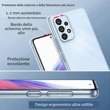 Carica l'immagine nel visualizzatore di Gallery, Oprimio Custodia trasparente per Samsung A52 / A52s [cover in silicone] [%100 trasparente] [materiale tedesco] [ultra so