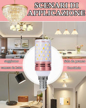 Carica l'immagine nel visualizzatore di Gallery, DAFNE Lampadine LED Mais E14 12W Luce Naturale 4000K, 1500LM, Equivalente Alogena E14 100W, 360° Luce per Lampada Plafon